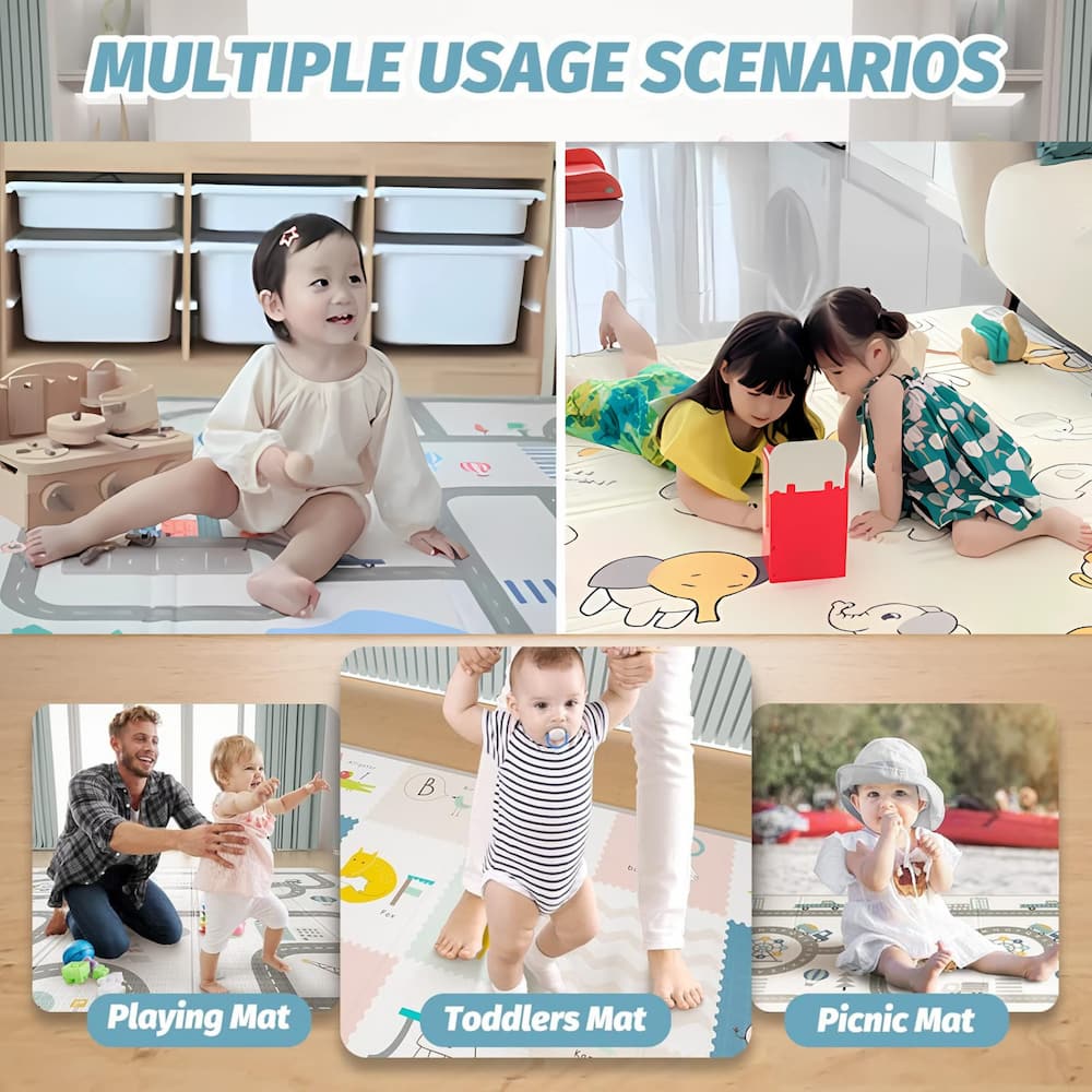 Reversible Waterproof Baby Play Mat