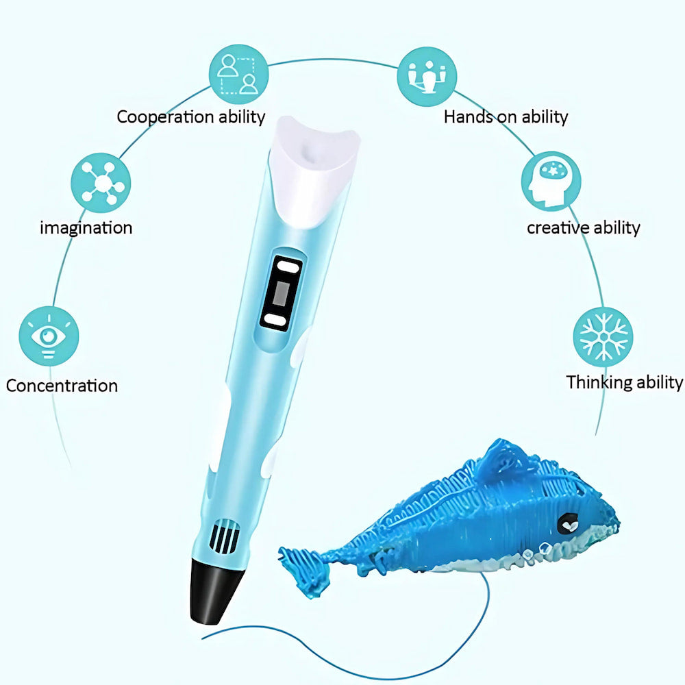 3D Drawing And Printing Pen