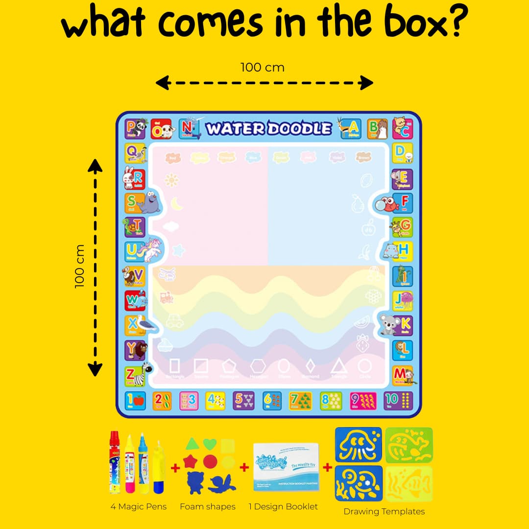 Doodle Mat: Animal Alphabet Safari