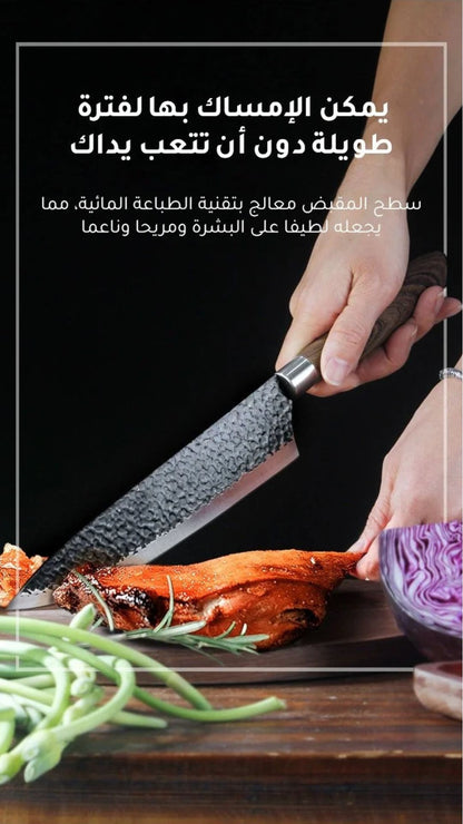 مجموعة سكاكين مطبخ احترافية منزلية مكونة من 6 قطع، اصنعي مطبخ مصنف بالنجوم خاص بك معها