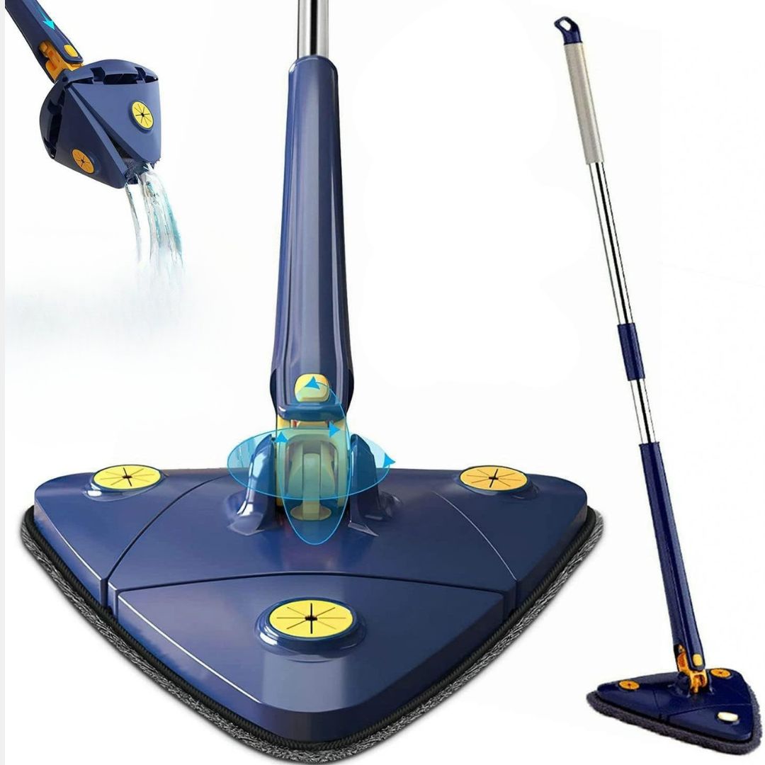 ممسحة تنظيف قابلة للدوران 360 درجة - لجميع أنواع الأرضيات